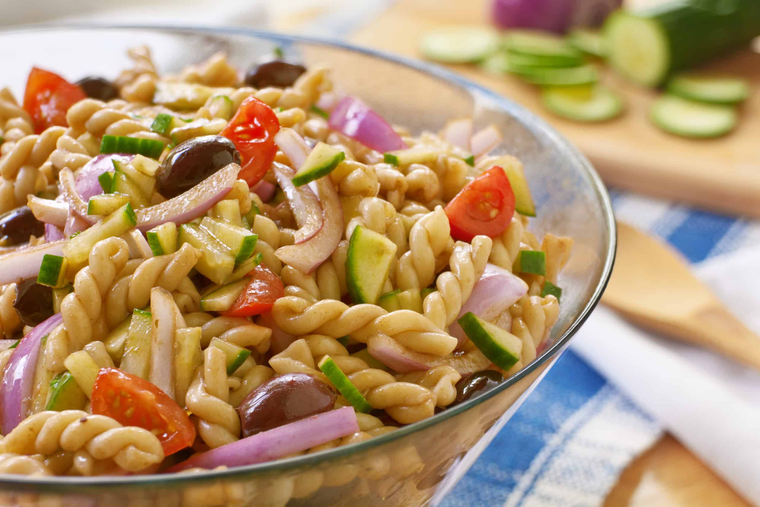 Greek Pasta Salad - Guiding Stars