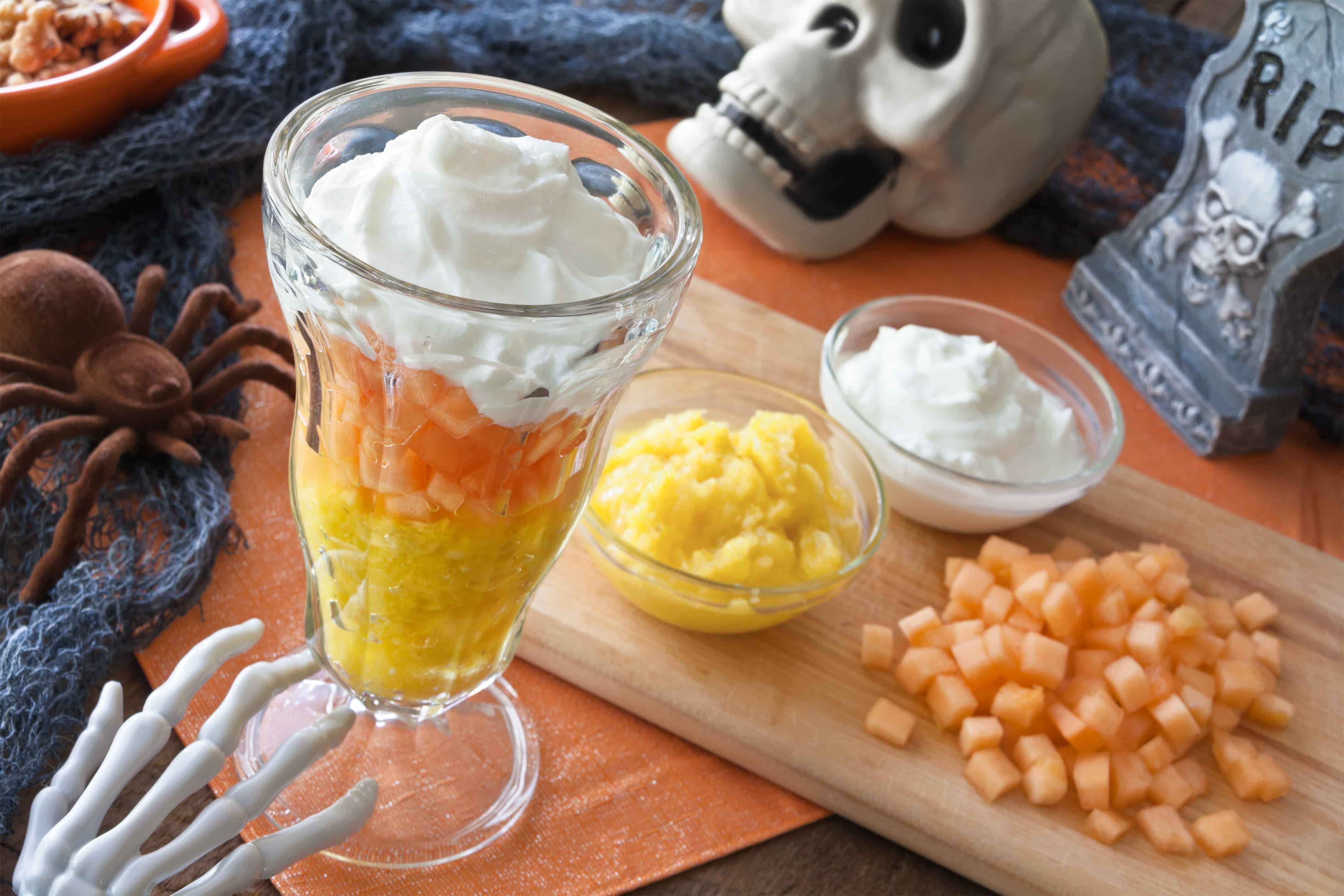 Candy Corn Parfait - Guiding Stars