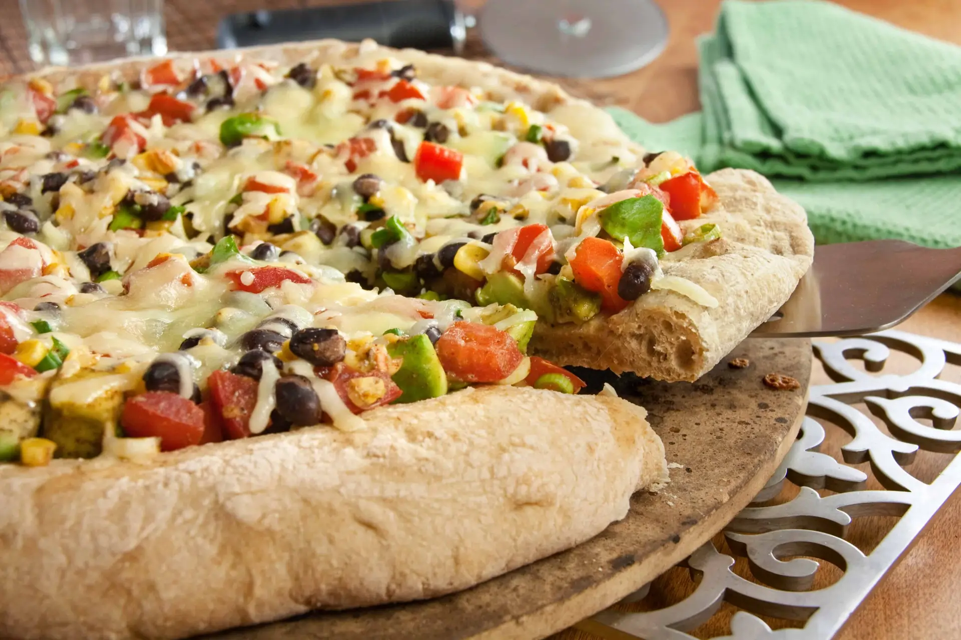 Black Bean Pizza.