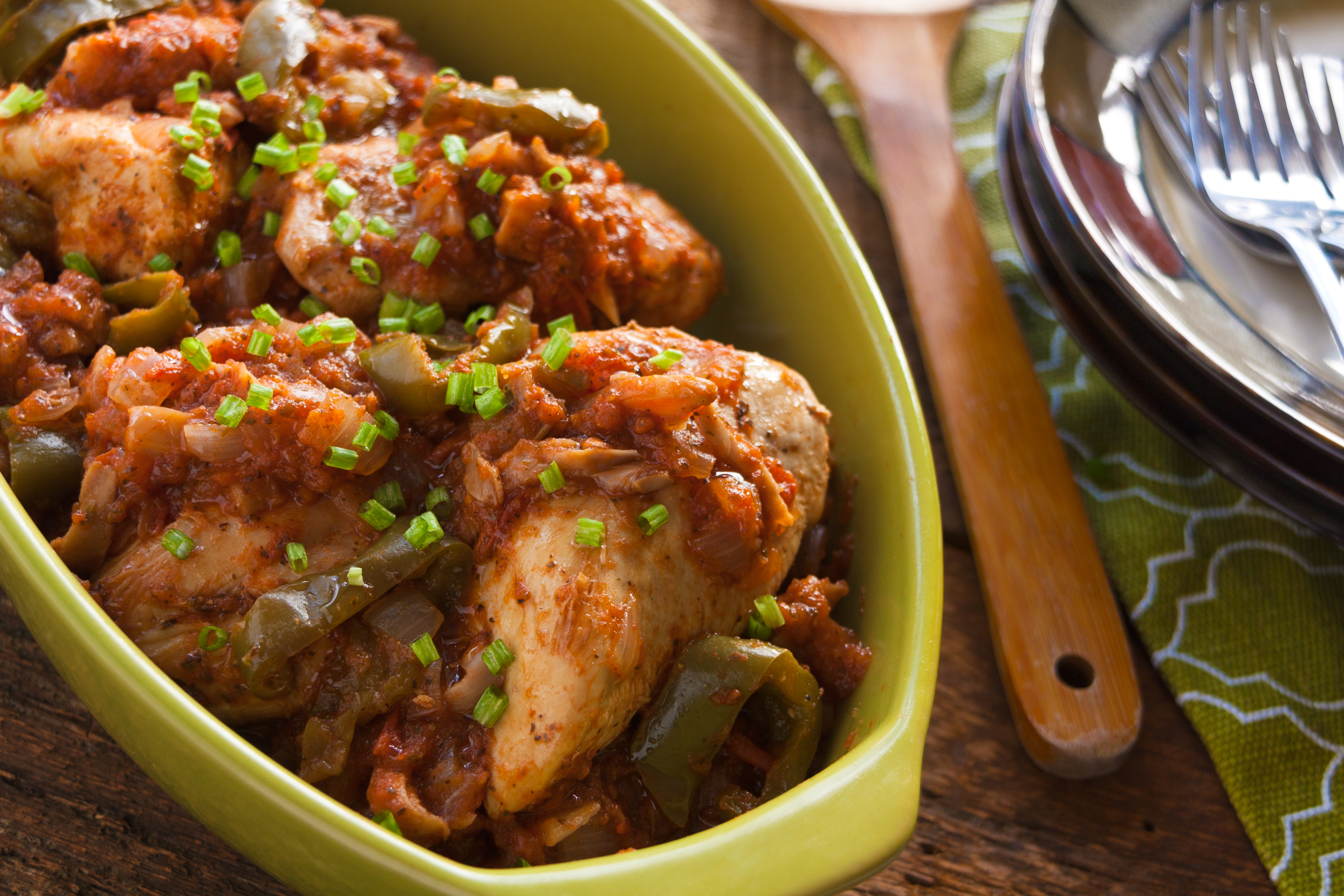 Quick and Easy Chicken Cacciatore