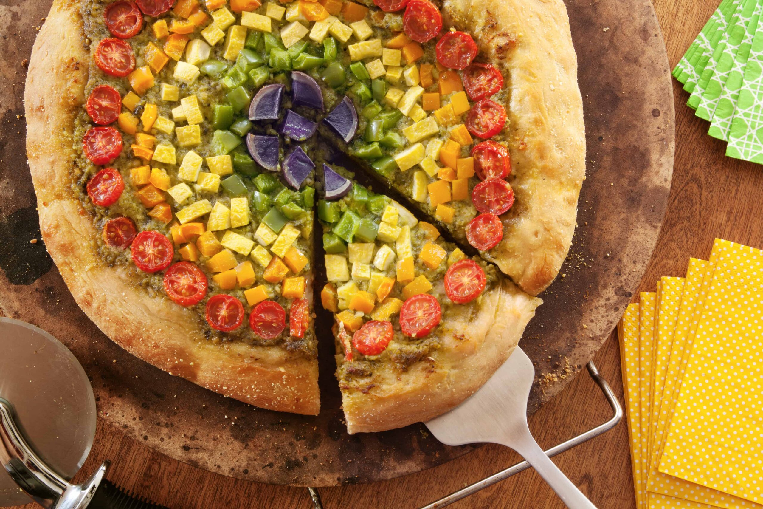 Rainbow Pizza