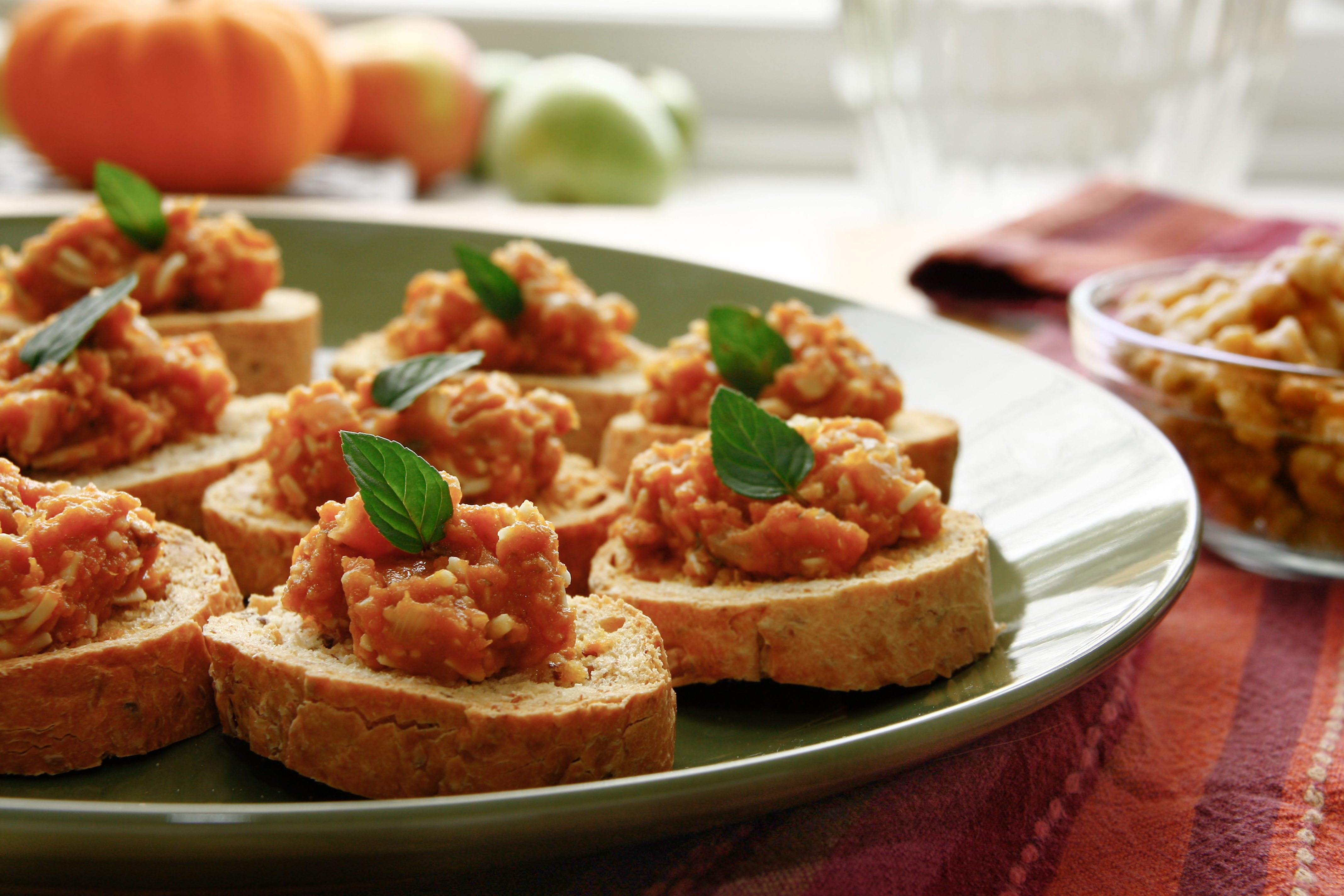 Walnut Squash Crostini