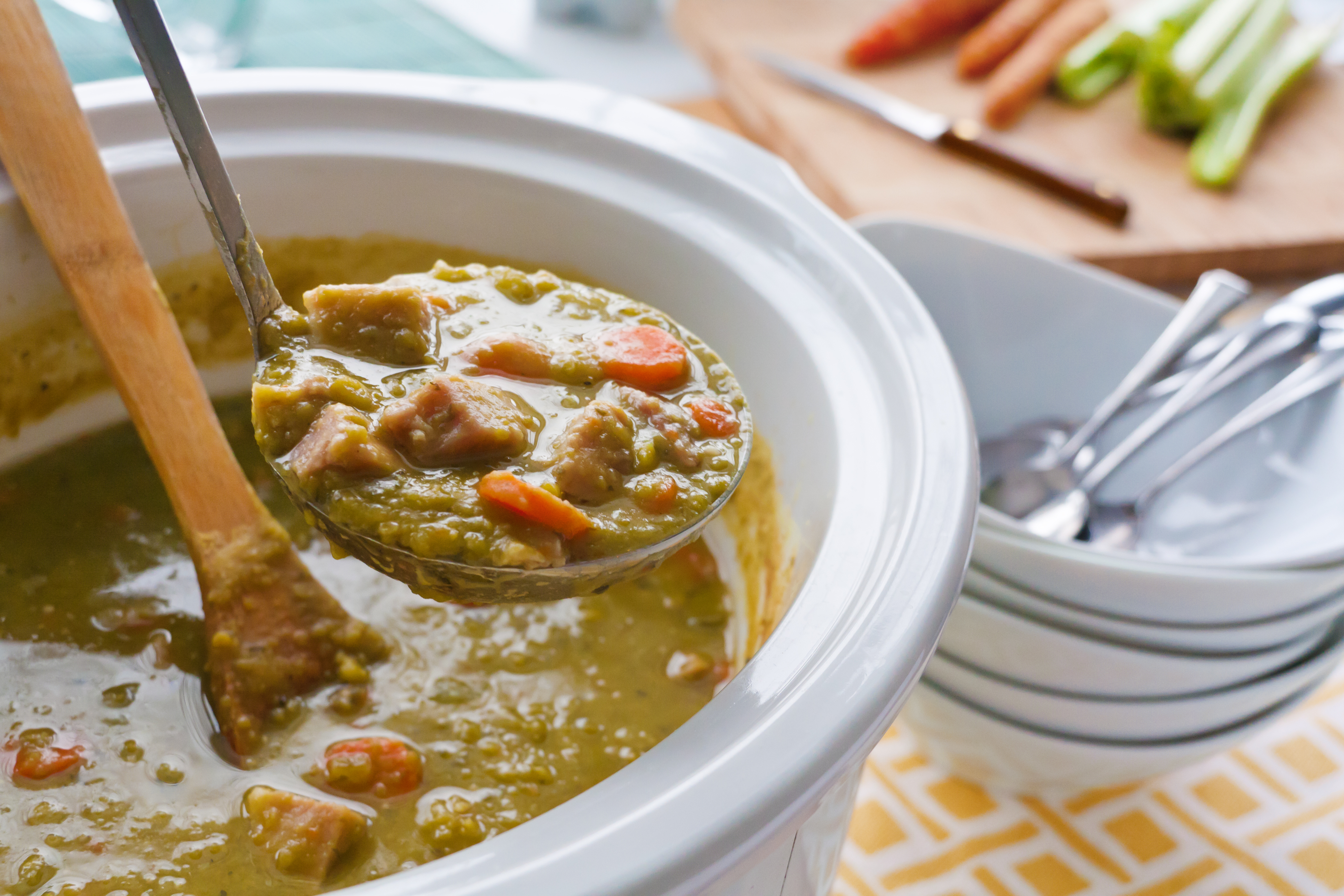 Slow Cooker Split Pea Soup