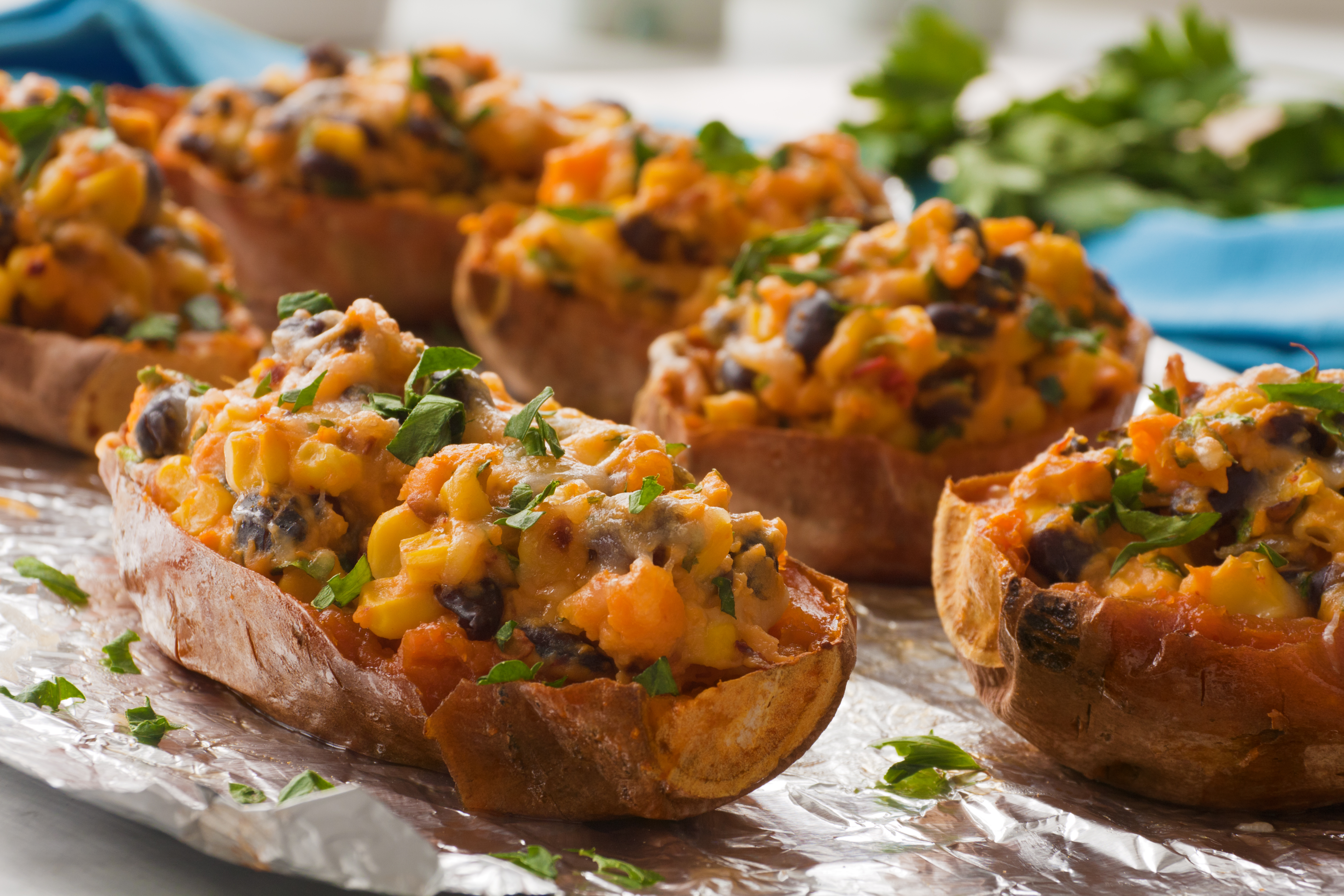 Stuffed Mexican Sweet Potatoes