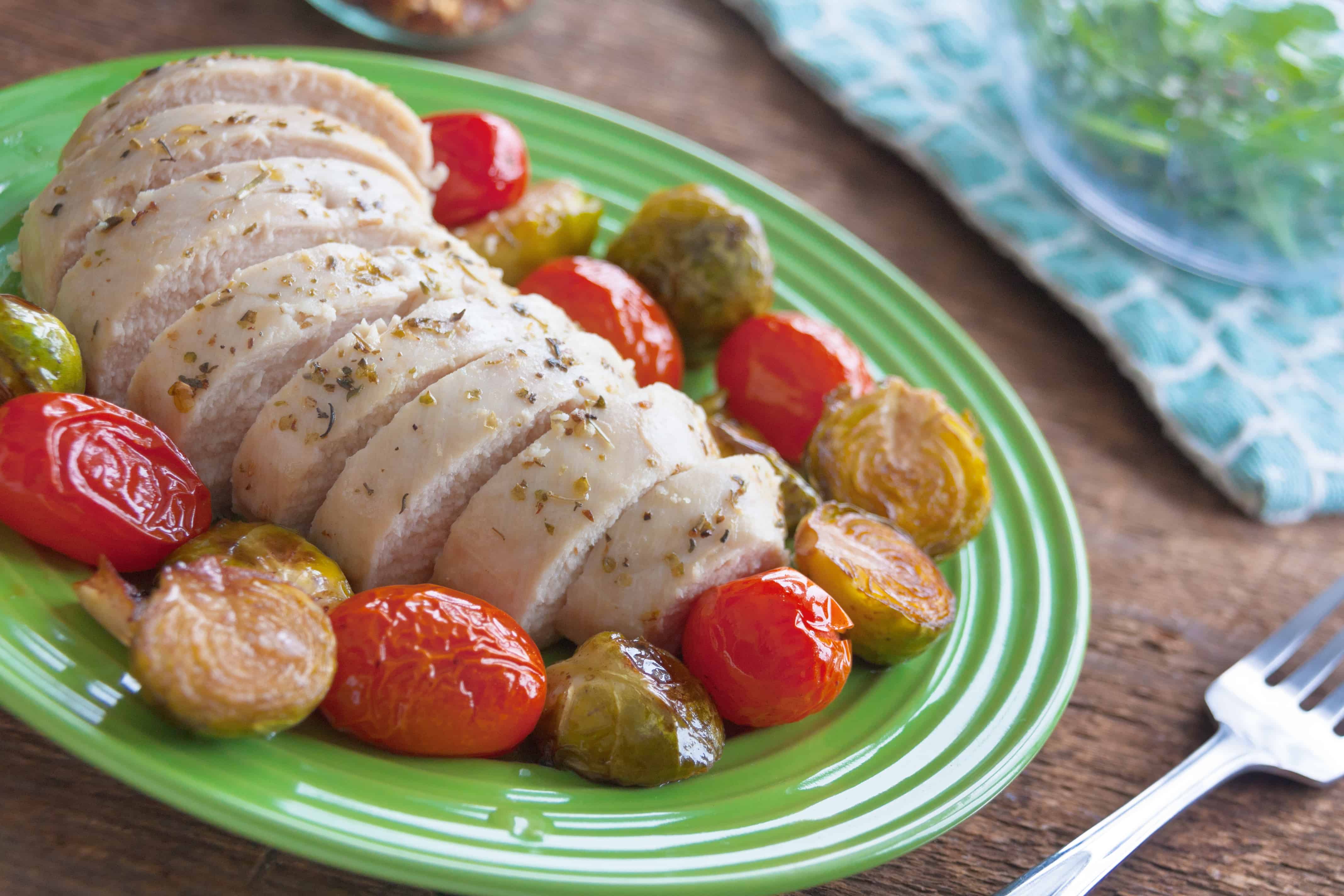 One-Pan Tuscan Chicken & Veggies - Guiding Stars