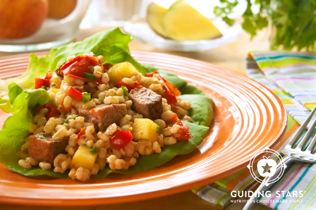 Beef, Mango & Barley Salad