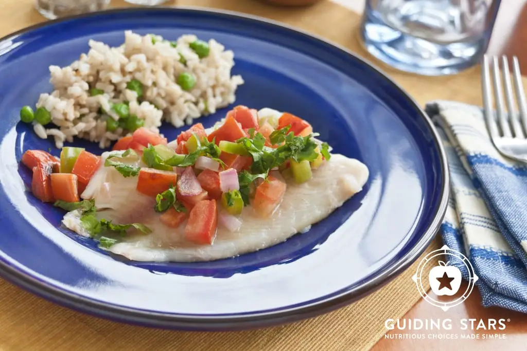 Salsa Broiled Tilapia