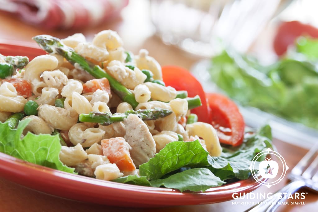 Salmon Macaroni Salad - Guiding Stars