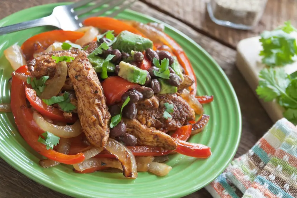 Naked Chicken Fajitas
