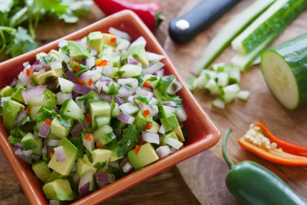 Cucumber-avocado Salsa