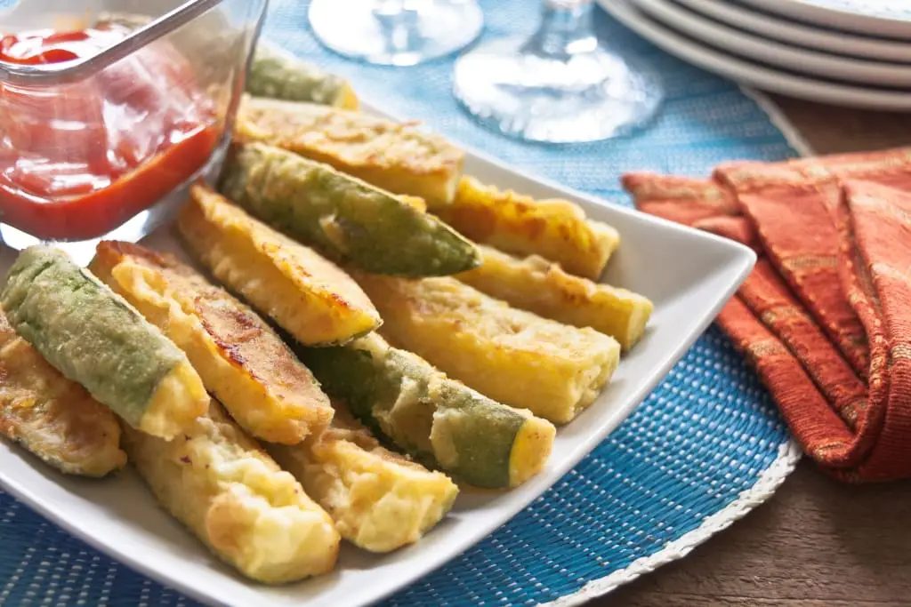 Oven-fried Zucchini Sticks