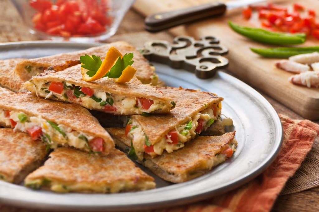 Crab Quesadillas