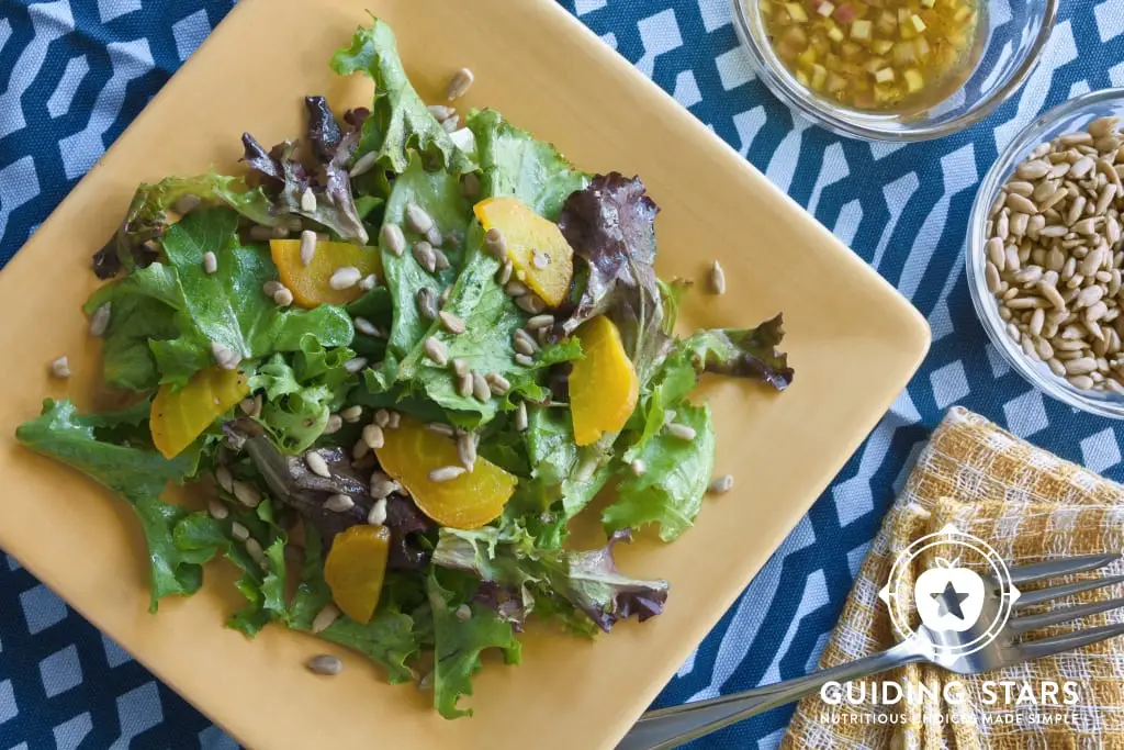 Golden Beet And Sunflower Salad
