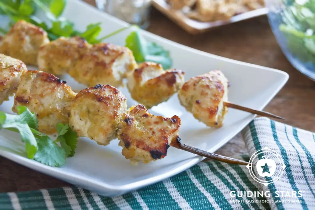 Chicken Kebabs With Asian Spice Paste