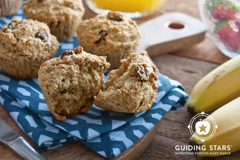 Easy Banana Raisin Muffins