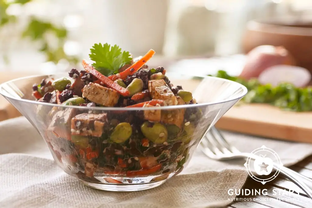 Black Rice Salad With Miso Dressing