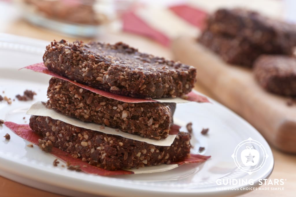 Chocolate Date Snack Bars - Guiding Stars