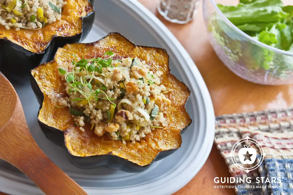 Quinoa-stuffed Acorn Squash