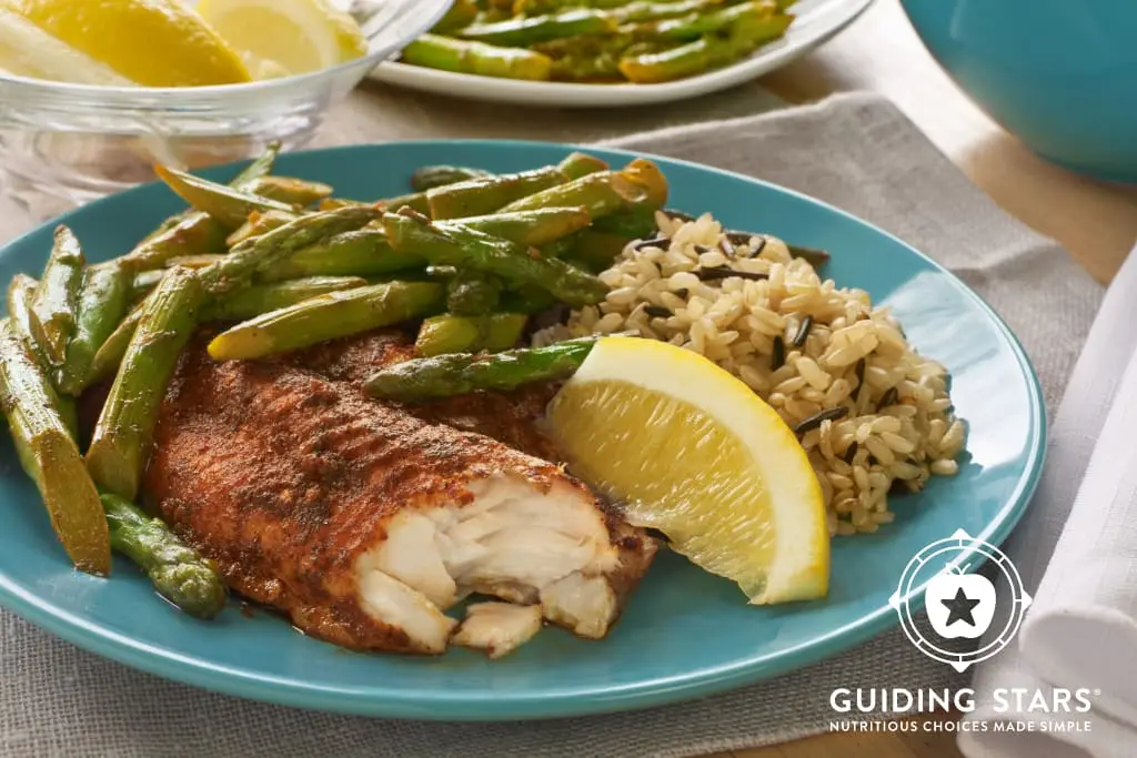 Lemon-chili Catfish And Asparagus
