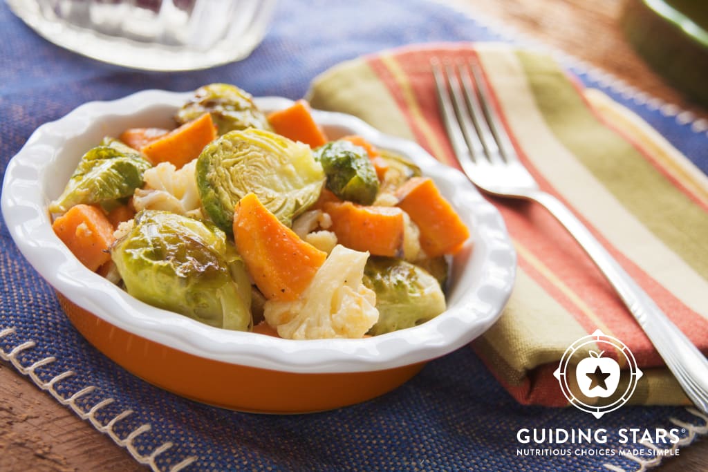 Roasted Vegetables With Miso-lime Dressing