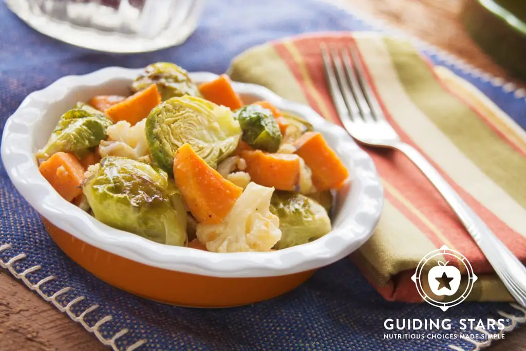 Roasted Vegetables With Miso-lime Dressing