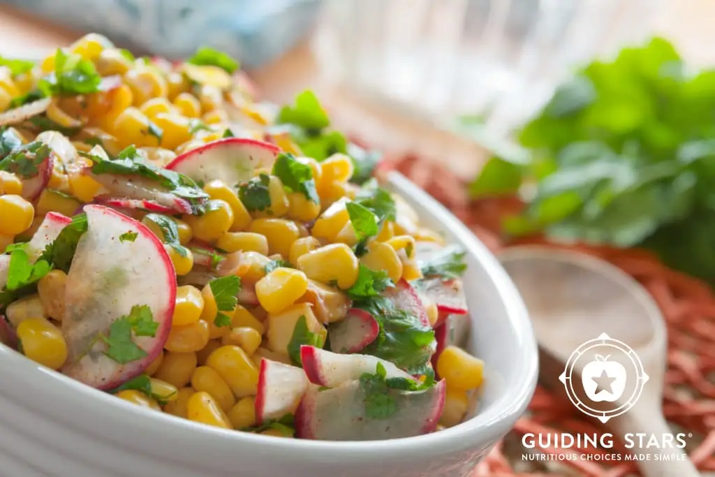 Radish Corn Salad