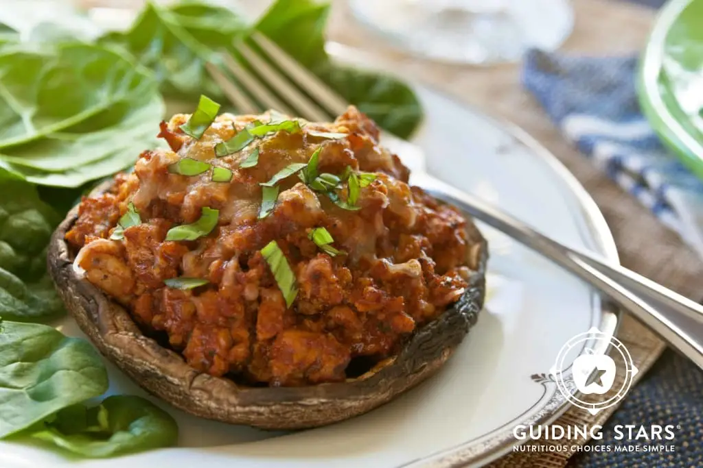 Turkey-stuffed Mushrooms