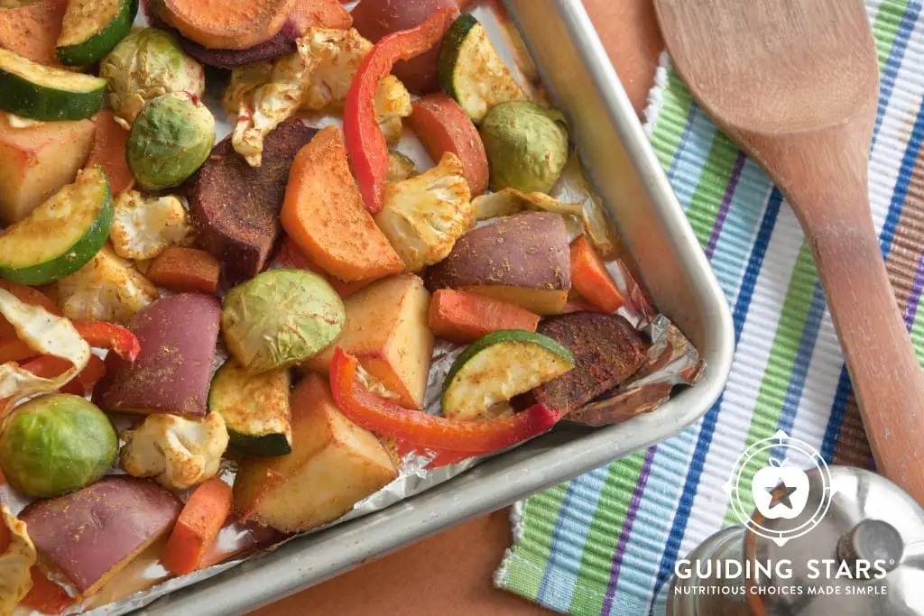 Oil-free Curried Roasted Vegetables