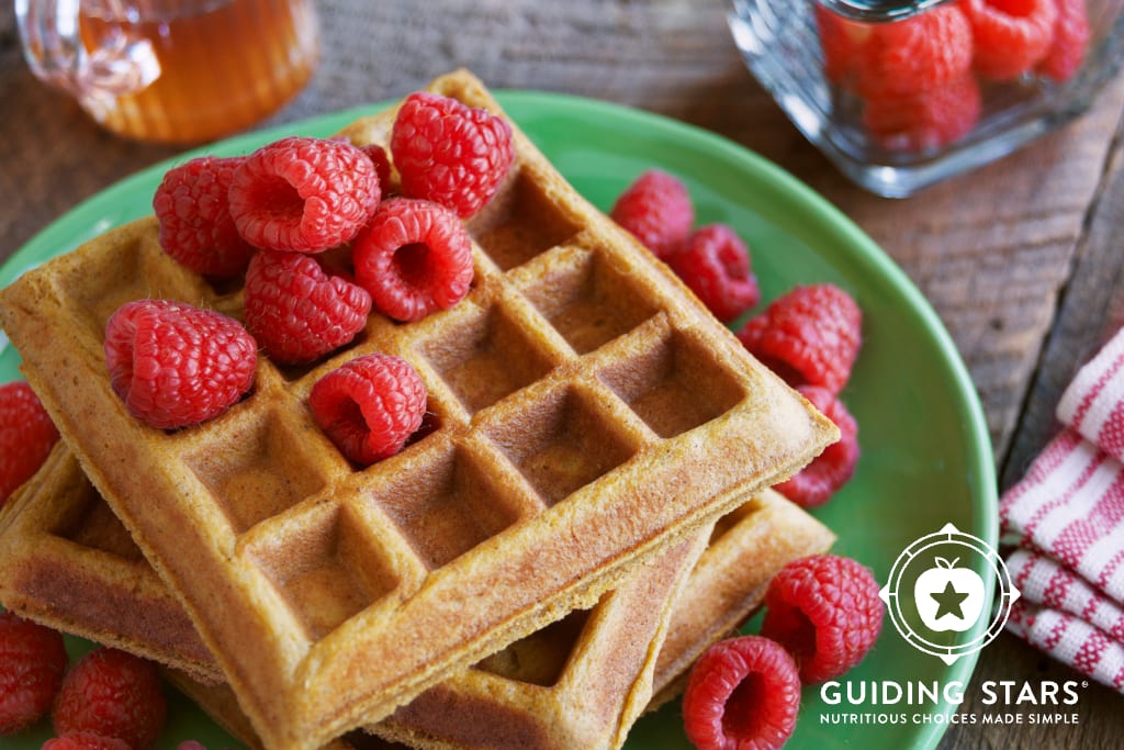 Pumpkin Overnight Waffles - Guiding Stars