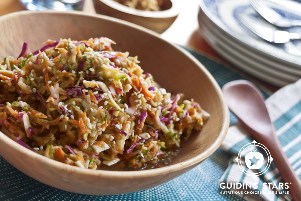 Sesame Ginger Coleslaw - Guiding Stars