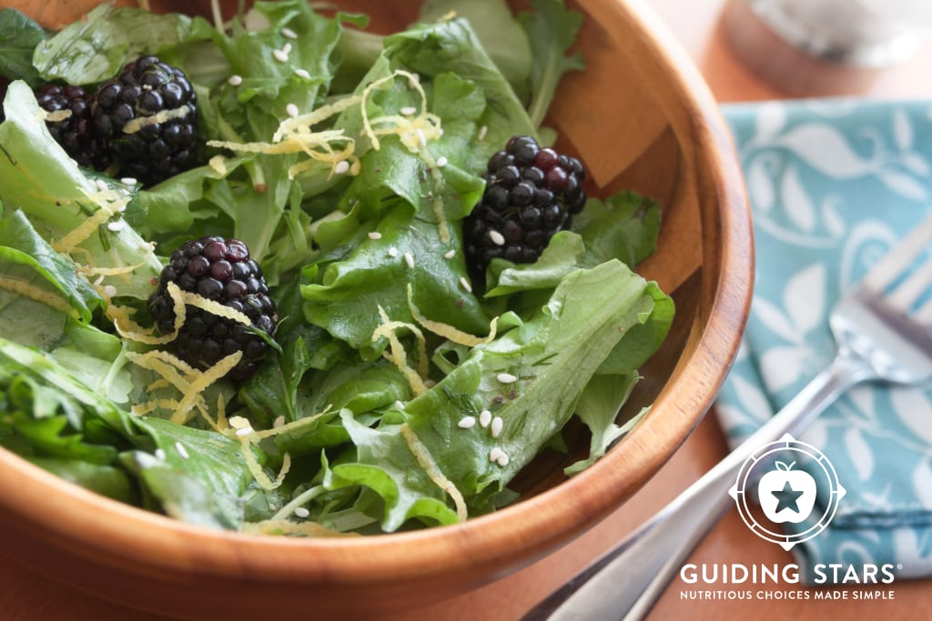 Blackberry Lemon Salad - Guiding Stars